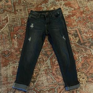 JAG jeans - cropped ankle fold- size 6